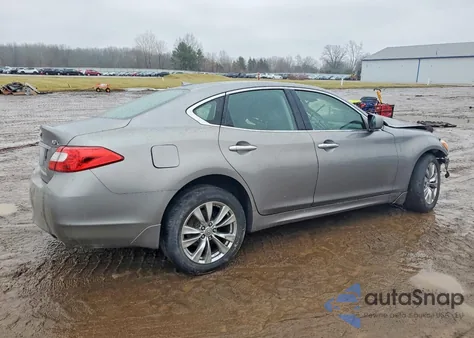 2012 Infiniti M37 X z USA, uszkodzony, nr VIN JN1BY1AR0CM395236